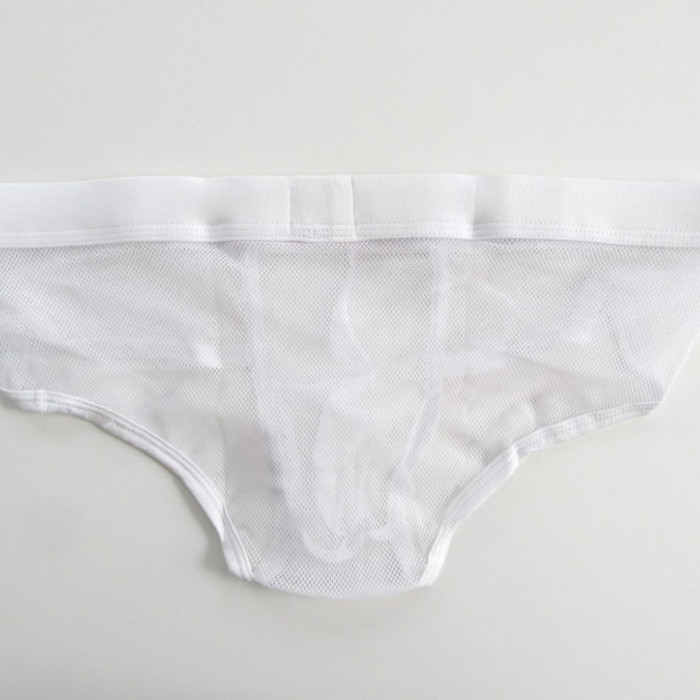 White Mesh Brief - Picture 3 of 3